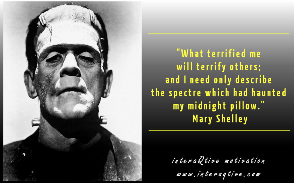 Mary Shelley about her writing - #FridayInspiration